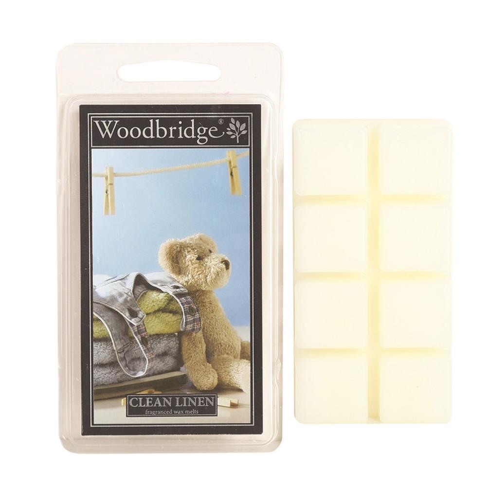 Woodbridge Clean Linen Wax Melts (Pack of 8) £3.05